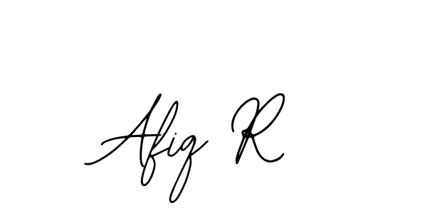 Use a signature maker to create a handwritten signature online. With this signature software, you can design (Bearetta-2O07w) your own signature for name Afiq R. Afiq R signature style 12 images and pictures png