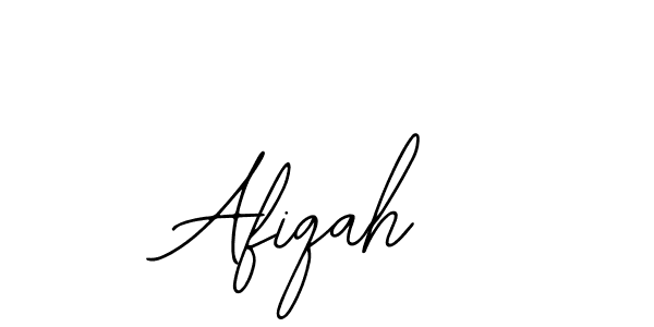 The best way (Bearetta-2O07w) to make a short signature is to pick only two or three words in your name. The name Afiqah include a total of six letters. For converting this name. Afiqah signature style 12 images and pictures png