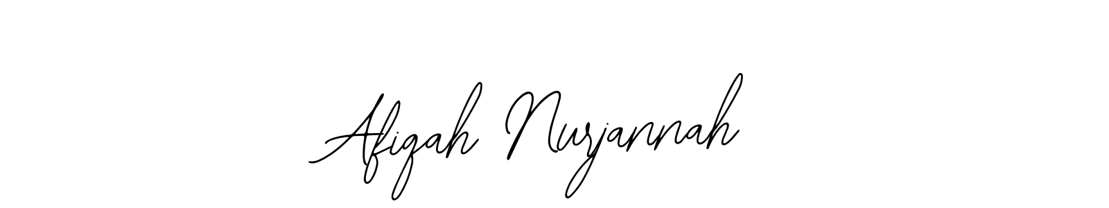 Similarly Bearetta-2O07w is the best handwritten signature design. Signature creator online .You can use it as an online autograph creator for name Afiqah Nurjannah. Afiqah Nurjannah signature style 12 images and pictures png
