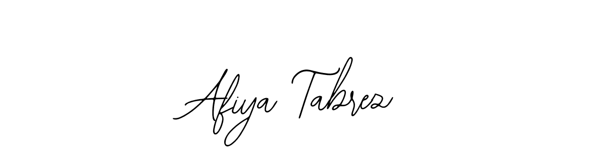 Design your own signature with our free online signature maker. With this signature software, you can create a handwritten (Bearetta-2O07w) signature for name Afiya Tabrez. Afiya Tabrez signature style 12 images and pictures png