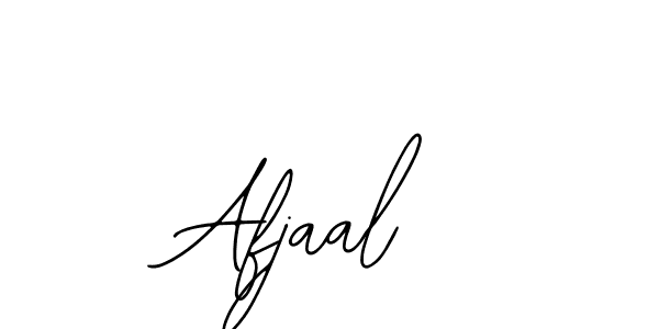 Use a signature maker to create a handwritten signature online. With this signature software, you can design (Bearetta-2O07w) your own signature for name Afjaal. Afjaal signature style 12 images and pictures png