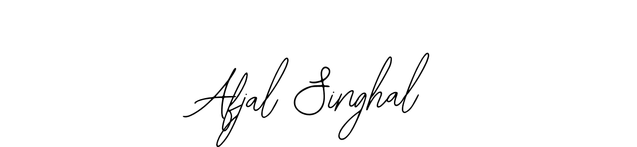 Bearetta-2O07w is a professional signature style that is perfect for those who want to add a touch of class to their signature. It is also a great choice for those who want to make their signature more unique. Get Afjal Singhal name to fancy signature for free. Afjal Singhal signature style 12 images and pictures png