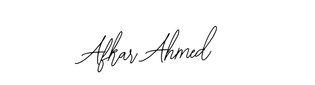 Similarly Bearetta-2O07w is the best handwritten signature design. Signature creator online .You can use it as an online autograph creator for name Afkar Ahmed. Afkar Ahmed signature style 12 images and pictures png