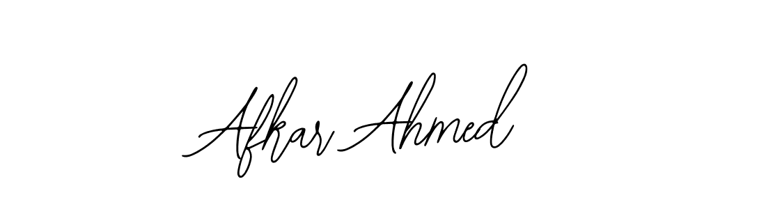 How to Draw Afkar Ahmed signature style? Bearetta-2O07w is a latest design signature styles for name Afkar Ahmed. Afkar Ahmed signature style 12 images and pictures png