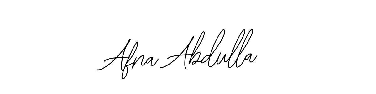 Make a beautiful signature design for name Afna Abdulla. With this signature (Bearetta-2O07w) style, you can create a handwritten signature for free. Afna Abdulla signature style 12 images and pictures png