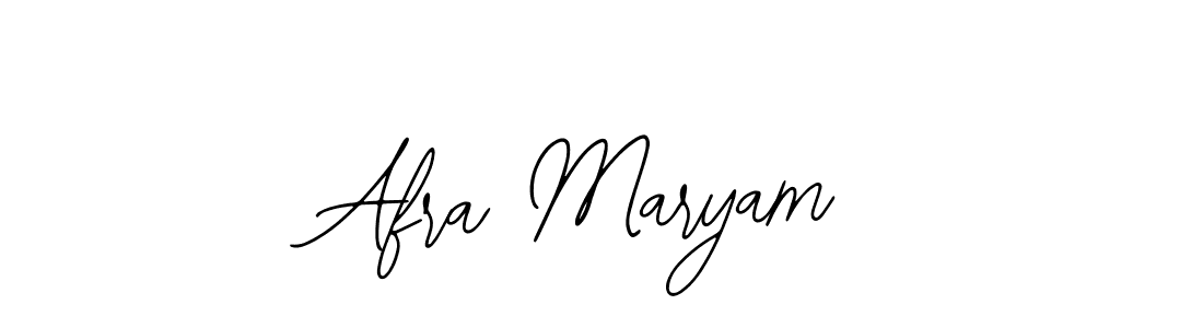 Bearetta-2O07w is a professional signature style that is perfect for those who want to add a touch of class to their signature. It is also a great choice for those who want to make their signature more unique. Get Afra Maryam name to fancy signature for free. Afra Maryam signature style 12 images and pictures png