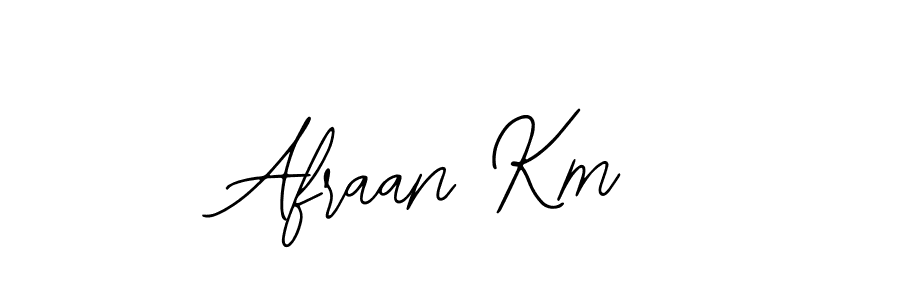 Create a beautiful signature design for name Afraan Km. With this signature (Bearetta-2O07w) fonts, you can make a handwritten signature for free. Afraan Km signature style 12 images and pictures png