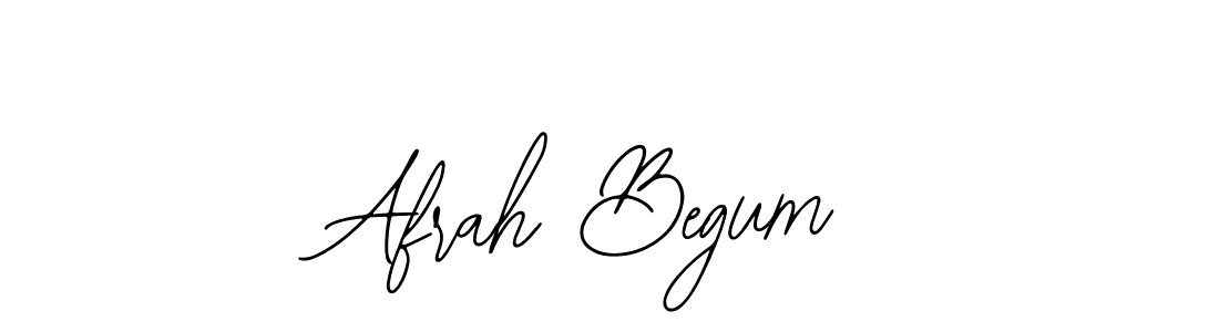 How to make Afrah Begum signature? Bearetta-2O07w is a professional autograph style. Create handwritten signature for Afrah Begum name. Afrah Begum signature style 12 images and pictures png