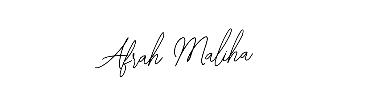 Create a beautiful signature design for name Afrah Maliha. With this signature (Bearetta-2O07w) fonts, you can make a handwritten signature for free. Afrah Maliha signature style 12 images and pictures png