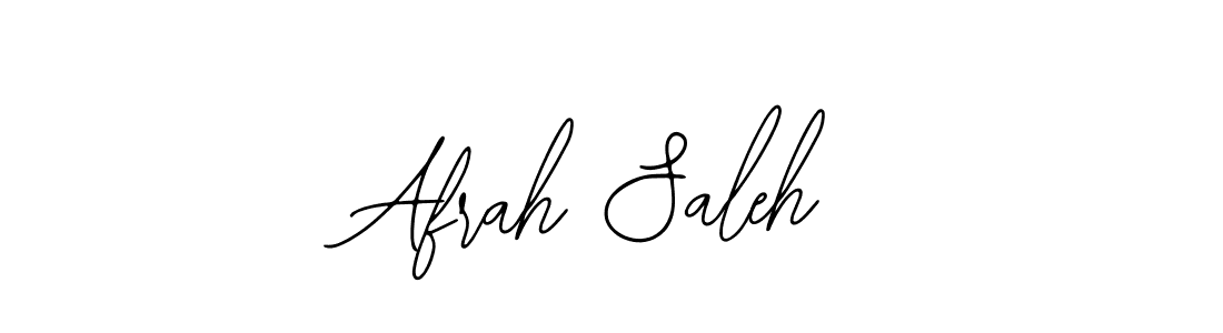 Create a beautiful signature design for name Afrah Saleh. With this signature (Bearetta-2O07w) fonts, you can make a handwritten signature for free. Afrah Saleh signature style 12 images and pictures png