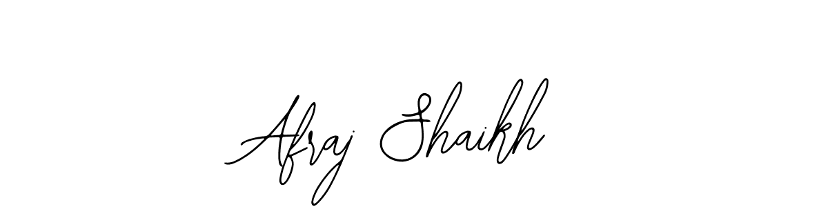 How to make Afraj Shaikh name signature. Use Bearetta-2O07w style for creating short signs online. This is the latest handwritten sign. Afraj Shaikh signature style 12 images and pictures png