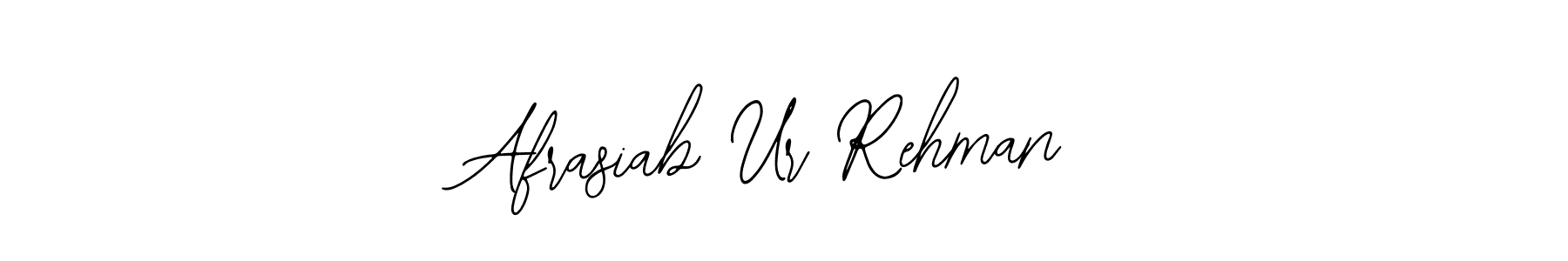 Use a signature maker to create a handwritten signature online. With this signature software, you can design (Bearetta-2O07w) your own signature for name Afrasiab Ur Rehman. Afrasiab Ur Rehman signature style 12 images and pictures png