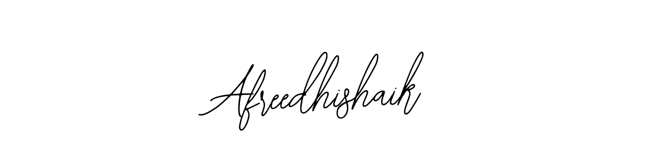 Use a signature maker to create a handwritten signature online. With this signature software, you can design (Bearetta-2O07w) your own signature for name Afreedhishaik. Afreedhishaik signature style 12 images and pictures png