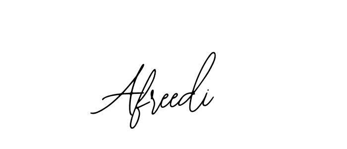 How to make Afreedi name signature. Use Bearetta-2O07w style for creating short signs online. This is the latest handwritten sign. Afreedi signature style 12 images and pictures png