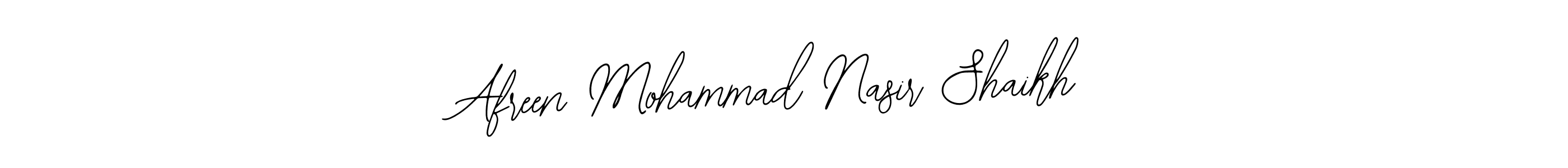 Make a beautiful signature design for name Afreen Mohammad Nasir Shaikh. With this signature (Bearetta-2O07w) style, you can create a handwritten signature for free. Afreen Mohammad Nasir Shaikh signature style 12 images and pictures png