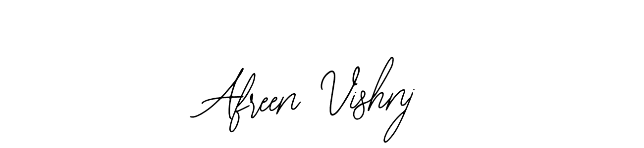 This is the best signature style for the Afreen Vishnj name. Also you like these signature font (Bearetta-2O07w). Mix name signature. Afreen Vishnj signature style 12 images and pictures png