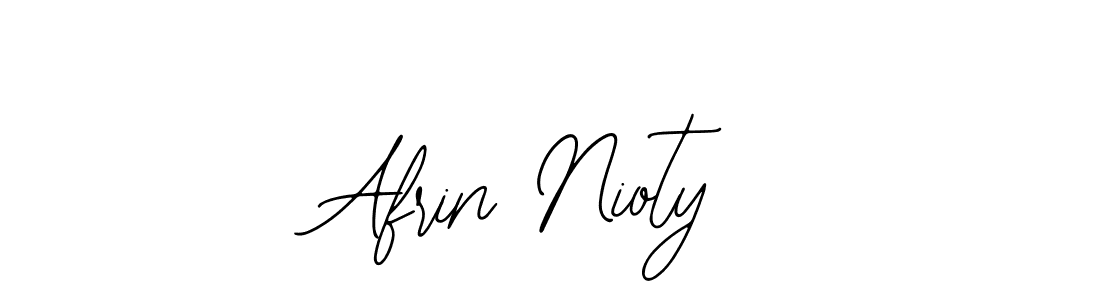 How to make Afrin Nioty name signature. Use Bearetta-2O07w style for creating short signs online. This is the latest handwritten sign. Afrin Nioty signature style 12 images and pictures png