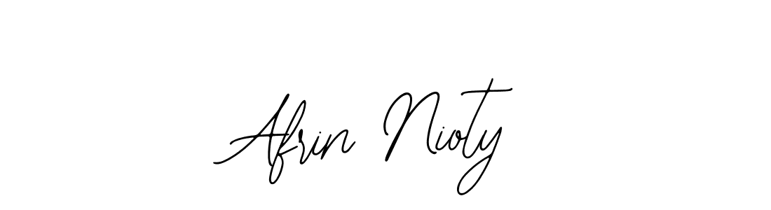 Use a signature maker to create a handwritten signature online. With this signature software, you can design (Bearetta-2O07w) your own signature for name Afrin Nioty. Afrin Nioty signature style 12 images and pictures png