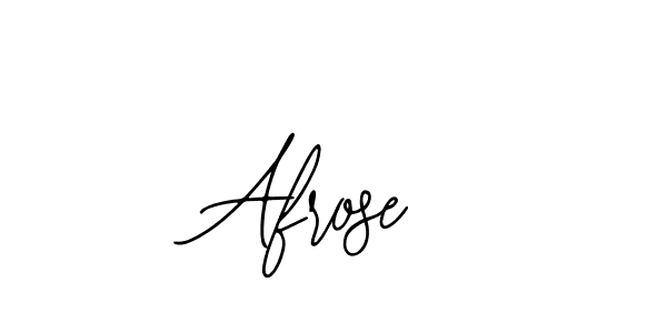 if you are searching for the best signature style for your name Afrose. so please give up your signature search. here we have designed multiple signature styles  using Bearetta-2O07w. Afrose signature style 12 images and pictures png