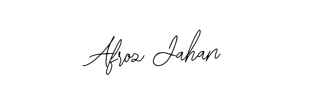 Make a beautiful signature design for name Afroz Jahan. With this signature (Bearetta-2O07w) style, you can create a handwritten signature for free. Afroz Jahan signature style 12 images and pictures png