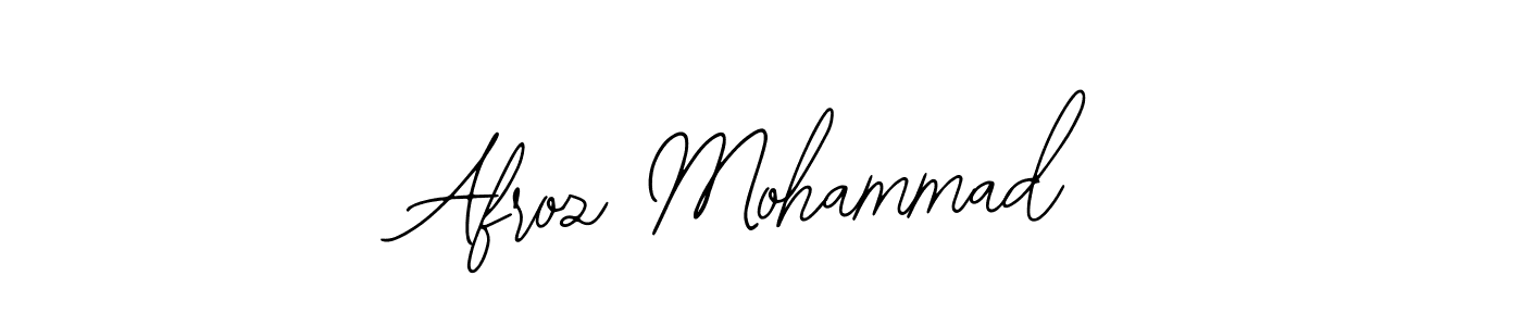 Make a beautiful signature design for name Afroz Mohammad. With this signature (Bearetta-2O07w) style, you can create a handwritten signature for free. Afroz Mohammad signature style 12 images and pictures png