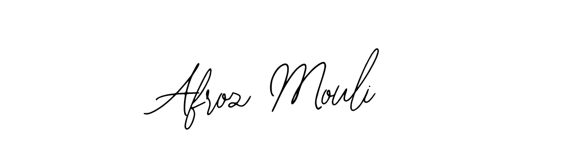 Design your own signature with our free online signature maker. With this signature software, you can create a handwritten (Bearetta-2O07w) signature for name Afroz Mouli. Afroz Mouli signature style 12 images and pictures png