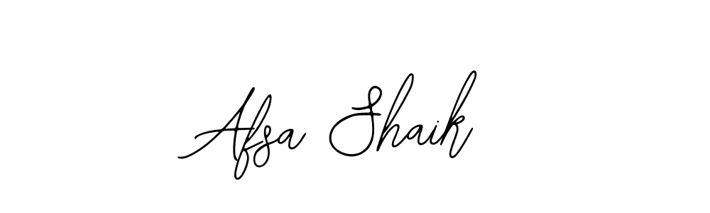 Bearetta-2O07w is a professional signature style that is perfect for those who want to add a touch of class to their signature. It is also a great choice for those who want to make their signature more unique. Get Afsa Shaik name to fancy signature for free. Afsa Shaik signature style 12 images and pictures png