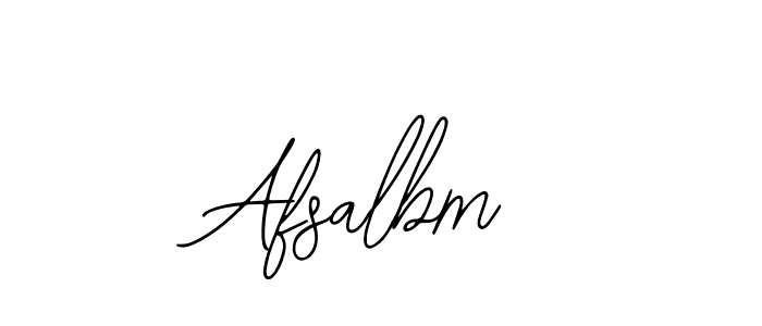 How to make Afsalbm signature? Bearetta-2O07w is a professional autograph style. Create handwritten signature for Afsalbm name. Afsalbm signature style 12 images and pictures png
