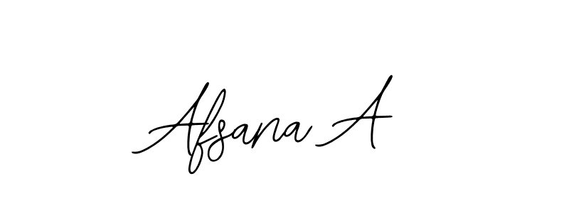 The best way (Bearetta-2O07w) to make a short signature is to pick only two or three words in your name. The name Afsana A include a total of six letters. For converting this name. Afsana A signature style 12 images and pictures png