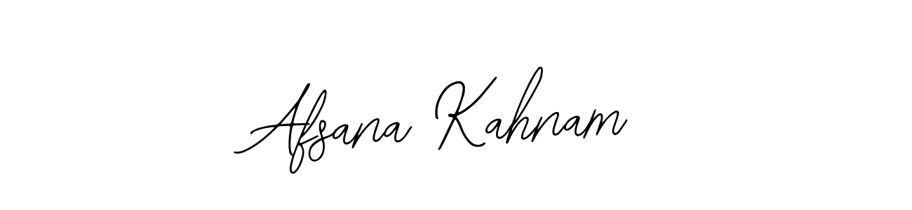 Bearetta-2O07w is a professional signature style that is perfect for those who want to add a touch of class to their signature. It is also a great choice for those who want to make their signature more unique. Get Afsana Kahnam name to fancy signature for free. Afsana Kahnam signature style 12 images and pictures png