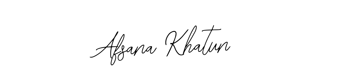 Design your own signature with our free online signature maker. With this signature software, you can create a handwritten (Bearetta-2O07w) signature for name Afsana Khatun. Afsana Khatun signature style 12 images and pictures png
