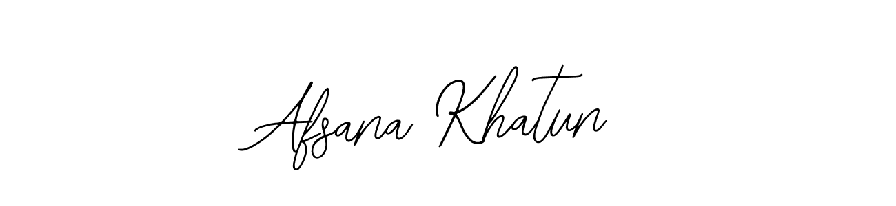 Design your own signature with our free online signature maker. With this signature software, you can create a handwritten (Bearetta-2O07w) signature for name Afsana Khatun. Afsana Khatun signature style 12 images and pictures png