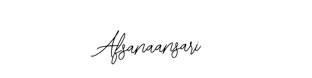 How to make Afsanaansari name signature. Use Bearetta-2O07w style for creating short signs online. This is the latest handwritten sign. Afsanaansari signature style 12 images and pictures png