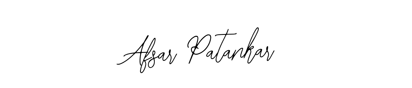 Bearetta-2O07w is a professional signature style that is perfect for those who want to add a touch of class to their signature. It is also a great choice for those who want to make their signature more unique. Get Afsar Patankar name to fancy signature for free. Afsar Patankar signature style 12 images and pictures png