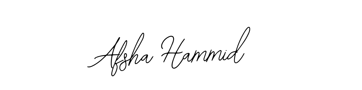 Make a beautiful signature design for name Afsha Hammid. With this signature (Bearetta-2O07w) style, you can create a handwritten signature for free. Afsha Hammid signature style 12 images and pictures png