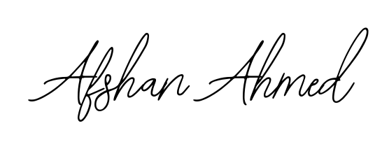 Create a personalized artistic stamp with Afshan Ahmed in Bearetta-2O07w font. Perfect for visual artists, designers, and influencers. Afshan Ahmed signature style 12 images and pictures png