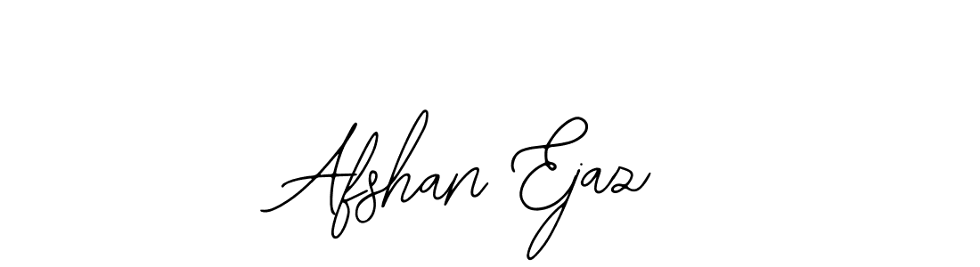 The best way (Bearetta-2O07w) to make a short signature is to pick only two or three words in your name. The name Afshan Ejaz include a total of six letters. For converting this name. Afshan Ejaz signature style 12 images and pictures png