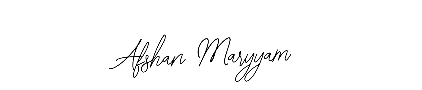 Once you've used our free online signature maker to create your best signature Bearetta-2O07w style, it's time to enjoy all of the benefits that Afshan Maryyam name signing documents. Afshan Maryyam signature style 12 images and pictures png