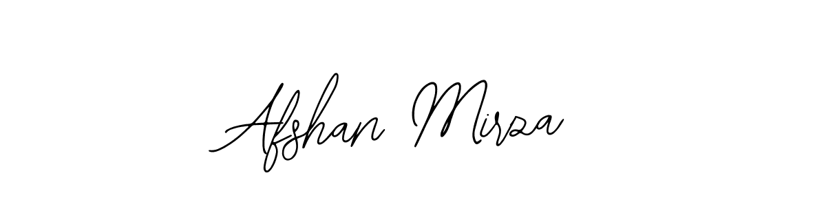 Bearetta-2O07w is a professional signature style that is perfect for those who want to add a touch of class to their signature. It is also a great choice for those who want to make their signature more unique. Get Afshan Mirza name to fancy signature for free. Afshan Mirza signature style 12 images and pictures png