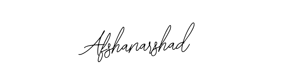 Make a short Afshanarshad signature style. Manage your documents anywhere anytime using Bearetta-2O07w. Create and add eSignatures, submit forms, share and send files easily. Afshanarshad signature style 12 images and pictures png