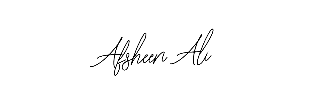 You should practise on your own different ways (Bearetta-2O07w) to write your name (Afsheen Ali) in signature. don't let someone else do it for you. Afsheen Ali signature style 12 images and pictures png