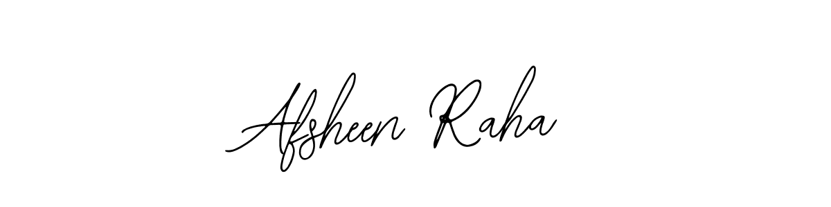 Afsheen Raha stylish signature style. Best Handwritten Sign (Bearetta-2O07w) for my name. Handwritten Signature Collection Ideas for my name Afsheen Raha. Afsheen Raha signature style 12 images and pictures png