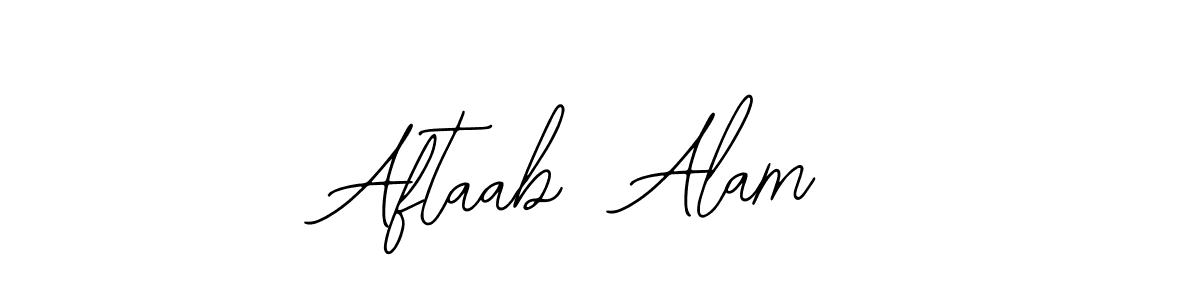 The best way (Bearetta-2O07w) to make a short signature is to pick only two or three words in your name. The name Aftaab  Alam include a total of six letters. For converting this name. Aftaab  Alam signature style 12 images and pictures png