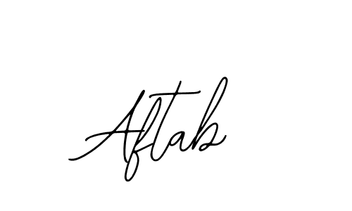 Make a beautiful signature design for name Aftab. With this signature (Bearetta-2O07w) style, you can create a handwritten signature for free. Aftab signature style 12 images and pictures png