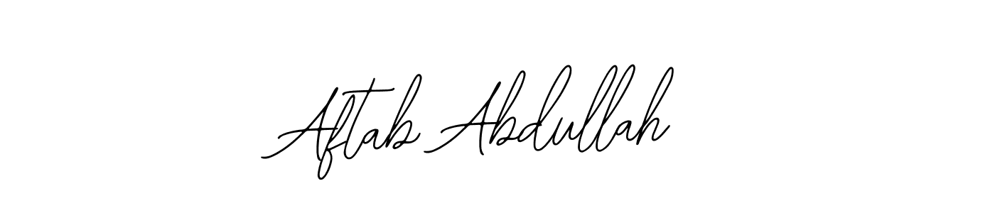 Aftab Abdullah stylish signature style. Best Handwritten Sign (Bearetta-2O07w) for my name. Handwritten Signature Collection Ideas for my name Aftab Abdullah. Aftab Abdullah signature style 12 images and pictures png