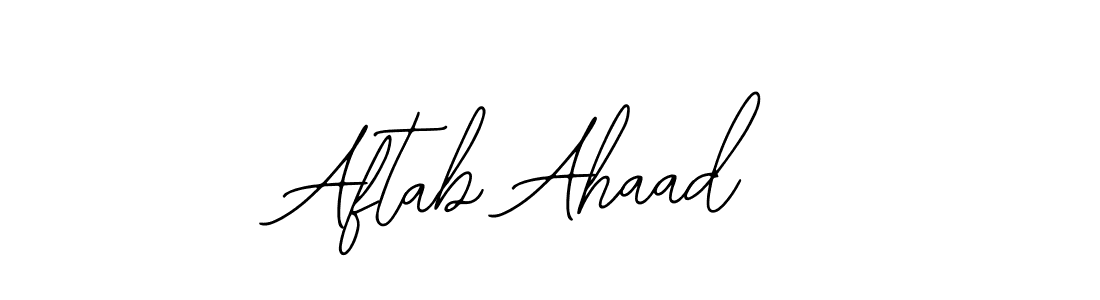 You should practise on your own different ways (Bearetta-2O07w) to write your name (Aftab Ahaad) in signature. don't let someone else do it for you. Aftab Ahaad signature style 12 images and pictures png