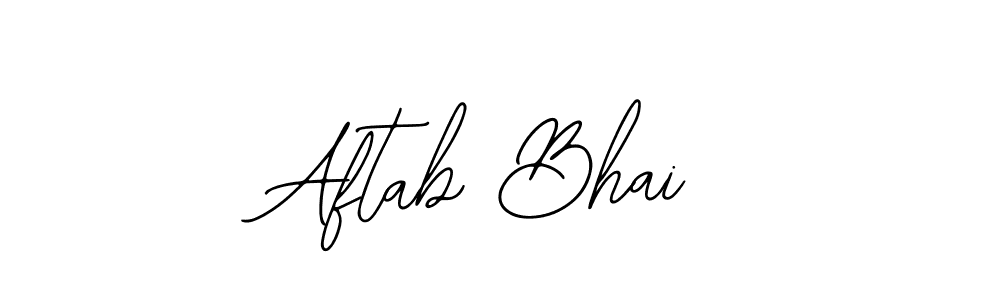 Make a beautiful signature design for name Aftab Bhai. With this signature (Bearetta-2O07w) style, you can create a handwritten signature for free. Aftab Bhai signature style 12 images and pictures png