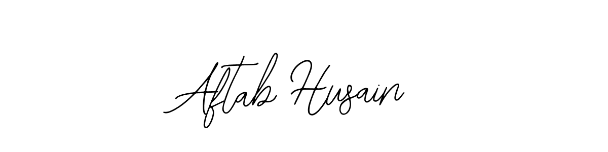 if you are searching for the best signature style for your name Aftab Husain. so please give up your signature search. here we have designed multiple signature styles  using Bearetta-2O07w. Aftab Husain signature style 12 images and pictures png