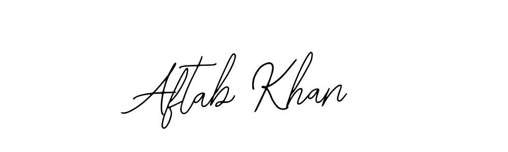 if you are searching for the best signature style for your name Aftab Khan. so please give up your signature search. here we have designed multiple signature styles  using Bearetta-2O07w. Aftab Khan signature style 12 images and pictures png