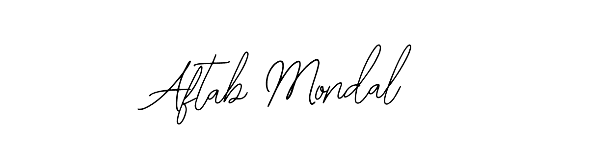 Aftab Mondal stylish signature style. Best Handwritten Sign (Bearetta-2O07w) for my name. Handwritten Signature Collection Ideas for my name Aftab Mondal. Aftab Mondal signature style 12 images and pictures png